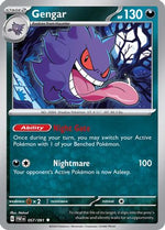 Gengar 57 - SV Paldean Fates Reverse Holofoil - Poke-Collect