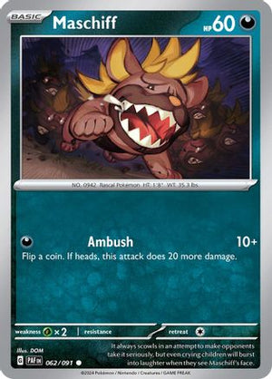 Maschiff 62 - SV Paldean Fates - Poke-Collect