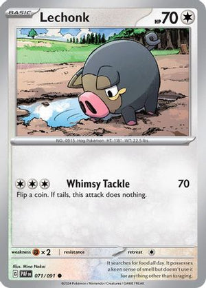Lechonk - 071/091 71 - SV Paldean Fates - Poke-Collect