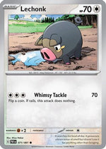 Lechonk - 071/091 71 - SV Paldean Fates Reverse Holofoil - Poke-Collect