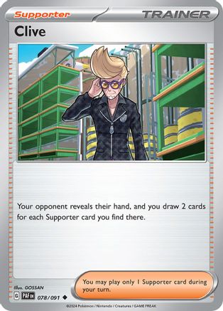 Clive - 078/091 78 - SV Paldean Fates - Poke-Collect