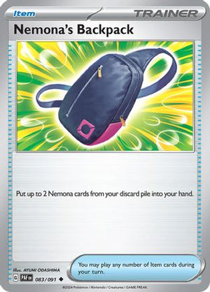 Nemona’s Backpack 83 - SV Paldean Fates Reverse Holofoil - Poke-Collect