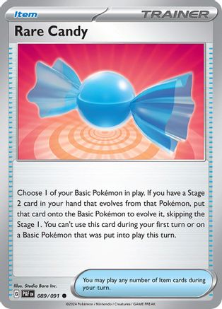 Rare Candy 89 - SV Paldean Fates Reverse Holofoil - Poke-Collect