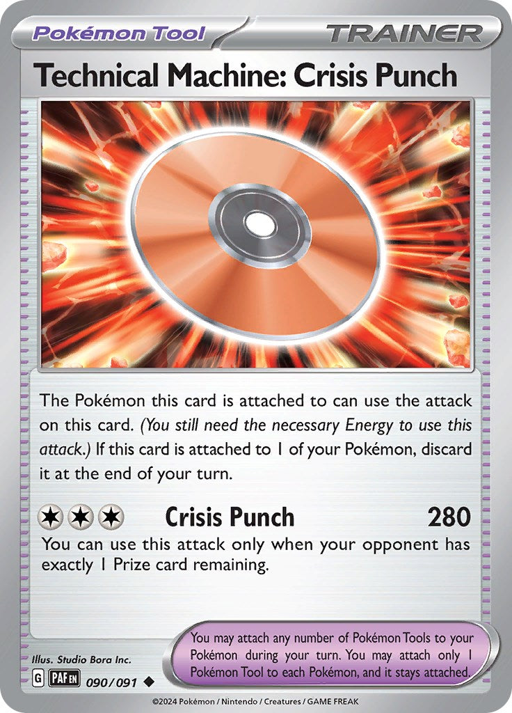 Technical Machine: Crisis Punch (090/091) [Scarlet & Violet: Paldean Fates] - Poke-Collect