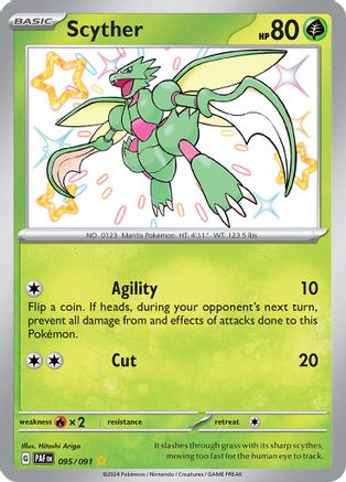 Scyther 95 - SV Paldean Fates Holofoil - Poke-Collect