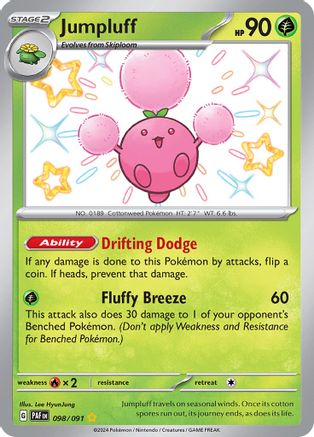 Jumpluff 98 - SV Paldean Fates Holofoil - Poke-Collect