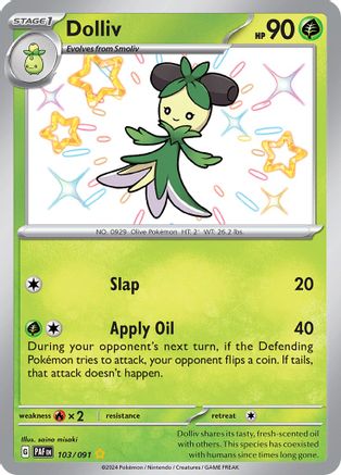 Dolliv 103 - SV Paldean Fates Holofoil - Poke-Collect
