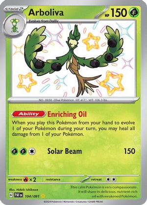 Arboliva 104 - SV Paldean Fates Holofoil - Poke-Collect