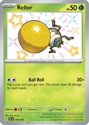 Rellor 108 - SV Paldean Fates Holofoil - Poke-Collect