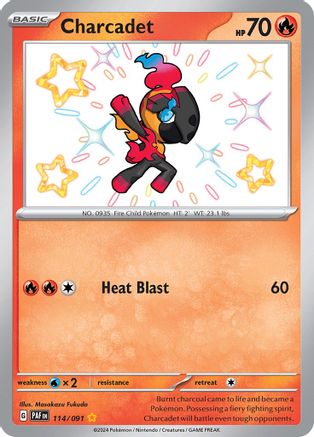 Charcadet 114 - SV Paldean Fates Holofoil - Poke-Collect
