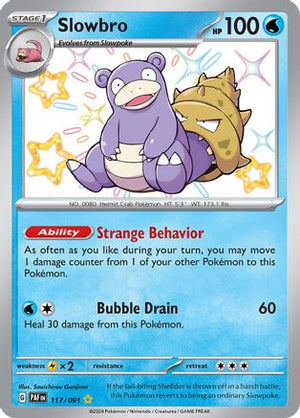 Slowbro 117 - SV Paldean Fates Holofoil - Poke-Collect