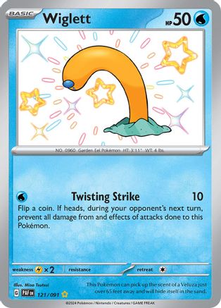 Wiglett 121 - SV Paldean Fates Holofoil - Poke-Collect