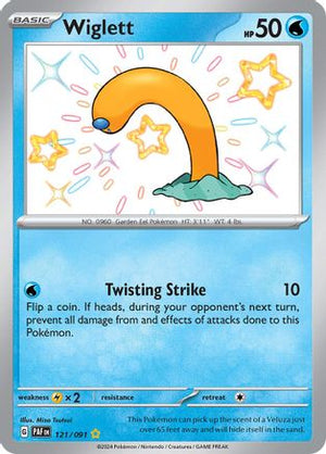 Wiglett 121 - SV Paldean Fates Holofoil - Poke-Collect