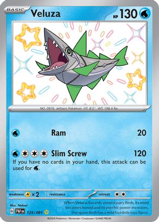 Veluza 125 - SV Paldean Fates Holofoil - Poke-Collect