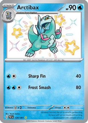 Arctibax 129 - SV Paldean Fates Holofoil - Poke-Collect