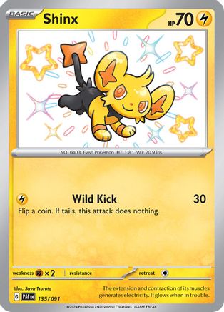 Shinx 135 - SV Paldean Fates Holofoil - Poke-Collect