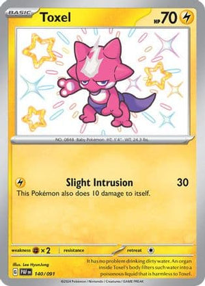 Toxel 140 - SV Paldean Fates Holofoil - Poke-Collect