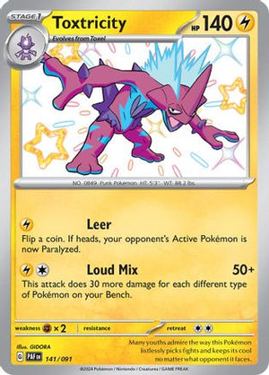 Toxtricity 141 - SV Paldean Fates Holofoil - Poke-Collect