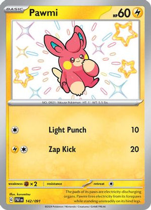 Pawmi 142 - SV Paldean Fates Holofoil - Poke-Collect