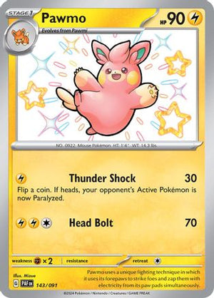 Pawmo 143 - SV Paldean Fates Holofoil - Poke-Collect
