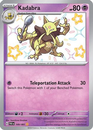 Kadabra 149 - SV Paldean Fates Holofoil - Poke-Collect