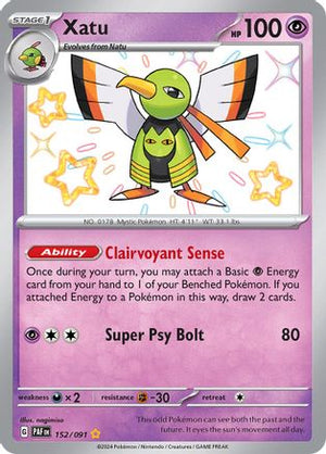 Xatu 152 - SV Paldean Fates Holofoil - Poke-Collect
