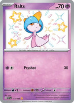 Ralts - 153/091 153 - SV Paldean Fates Holofoil - Poke-Collect