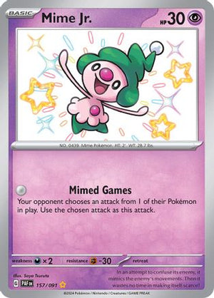 Mime Jr. 157 - SV Paldean Fates Holofoil - Poke-Collect