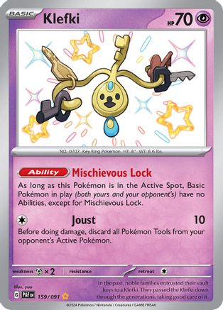 Klefki 159 - SV Paldean Fates Holofoil - Poke-Collect