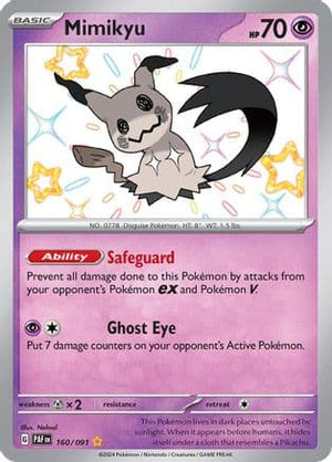 Mimikyu 160 - SV Paldean Fates Holofoil