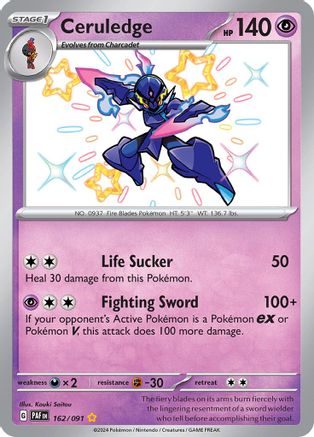 Ceruledge 162 - SV Paldean Fates Holofoil - Poke-Collect