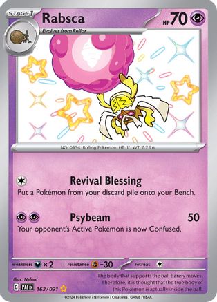 Rabsca 163 - SV Paldean Fates Holofoil - Poke-Collect