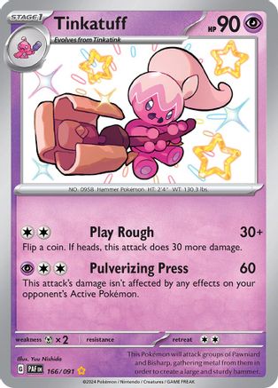 Tinkatuff 166 - SV Paldean Fates Holofoil - Poke-Collect