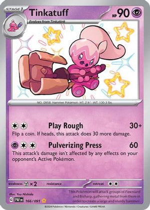 Tinkatuff 166 - SV Paldean Fates Holofoil - Poke-Collect