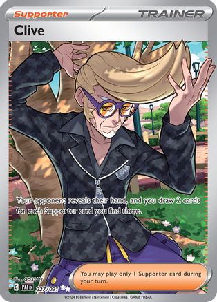 Clive 227 - SV Paldean Fates Holofoil - Poke-Collect