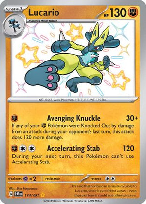 Lucario 174 - SV Paldean Fates Holofoil - Poke-Collect