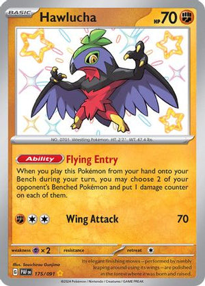 Hawlucha 175 - SV Paldean Fates Holofoil - Poke-Collect