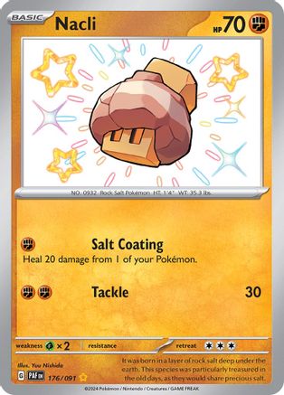 Nacli - 176/091 176 - SV Paldean Fates Holofoil - Poke-Collect
