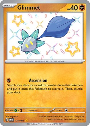 Glimmet 179 - SV Paldean Fates Holofoil - Poke-Collect
