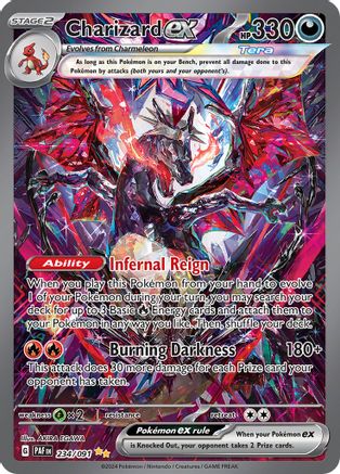 Charizard ex - 234/091 234 - SV Paldean Fates Holofoil - Poke-Collect