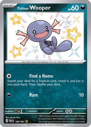 Paldean Wooper 180 - SV Paldean Fates Holofoil - Poke-Collect