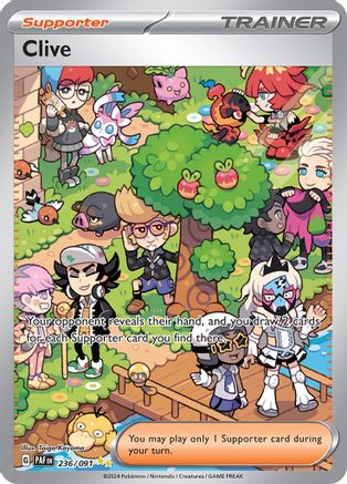 Clive - 236/091 236 - SV Paldean Fates Holofoil - Poke-Collect