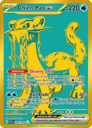 Chien-Pao ex 242 - SV Paldean Fates Holofoil - Poke-Collect