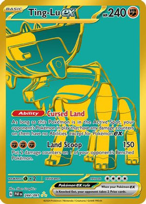 Ting-Lu ex 244 - SV Paldean Fates Holofoil - Poke-Collect