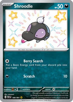 Shroodle 189 - SV Paldean Fates Holofoil - Poke-Collect