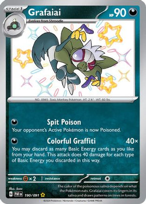 Grafaiai 190 - SV Paldean Fates Holofoil - Poke-Collect