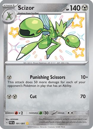 Scizor 191 - SV Paldean Fates Holofoil - Poke-Collect