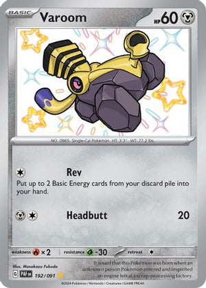 Varoom 192 - SV Paldean Fates Holofoil - Poke-Collect