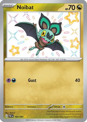Noibat 194 - SV Paldean Fates Holofoil - Poke-Collect