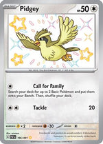Pidgey 196 - SV Paldean Fates Holofoil - Poke-Collect